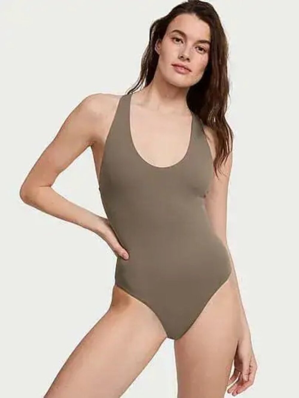 VSX Elevate Racerback Bodysuit Terra Olive Size S